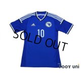 Bosnia and Herzegovina 2014 Home Authentic Shirt #10 Osim