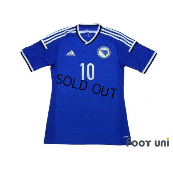 Photo1: Bosnia and Herzegovina 2014 Home Authentic Shirt #10 Osim