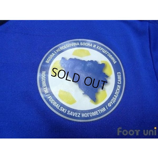 Photo6: Bosnia and Herzegovina 2014 Home Authentic Shirt #10 Osim