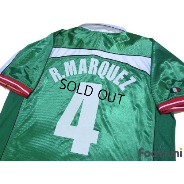 Photo4: Mexico 2000 Home Shirt #4 Marquez
