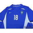 Photo3: Brazil 2002 Away Shirt #18 Vampeta