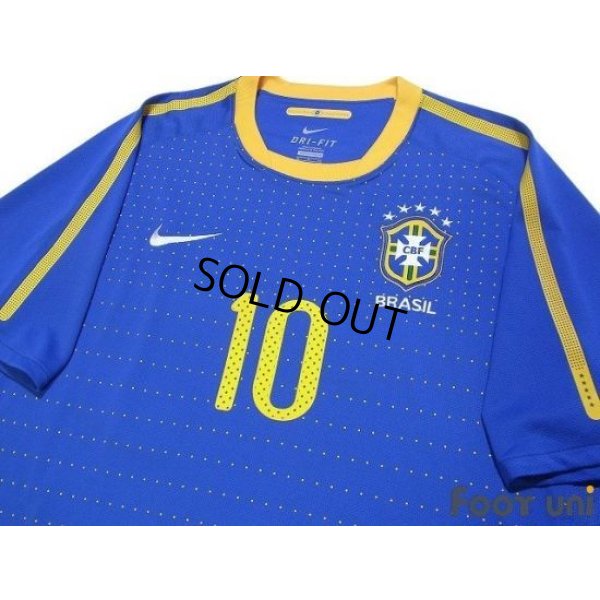 Photo3: Brazil 2010 Away Shirt #10 Kaka