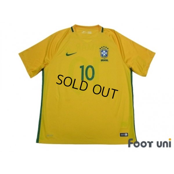 Photo1: Brazil 2016 Home Shirt #10 Neymar Jr w/tags