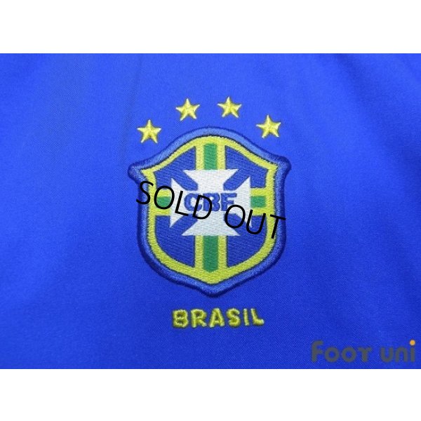 Photo6: Brazil 2002 Away Shirt #18 Vampeta
