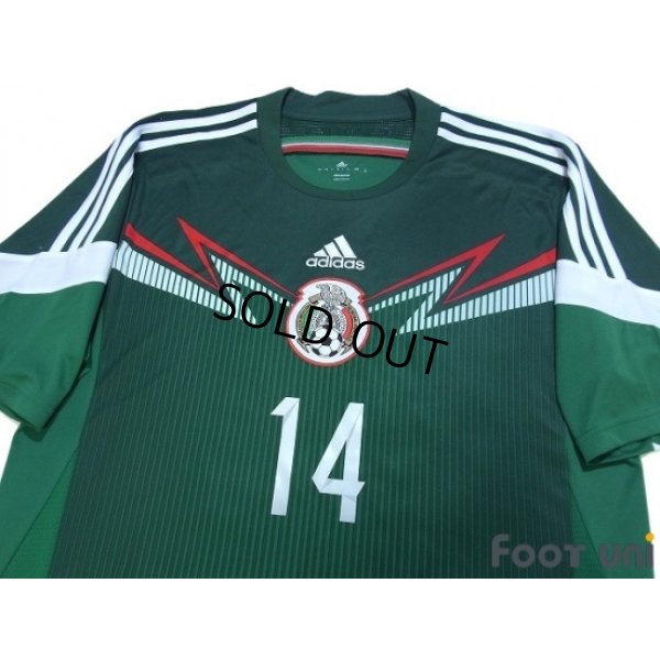 Photo3: Mexico 2014 Home Shirt #14 Chicharito