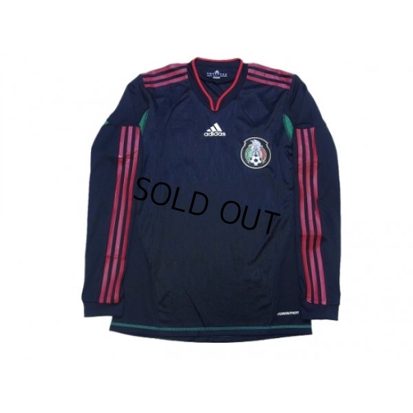 Photo1: Mexico 2010 Away Authentic Long Sleeve Shirt w/tags