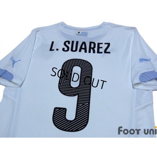 Photo4: Uruguay 2014 Away Shirt #9 L.Suarez