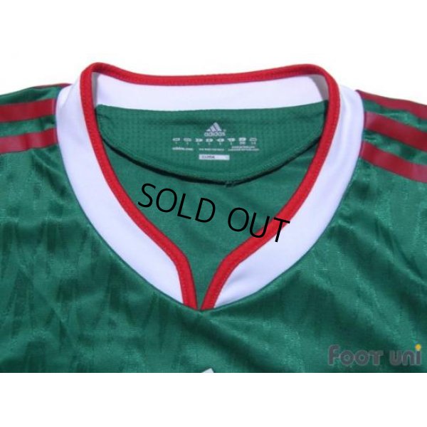 Photo4: Mexico 2010 Home Authentic Techfit Shirt