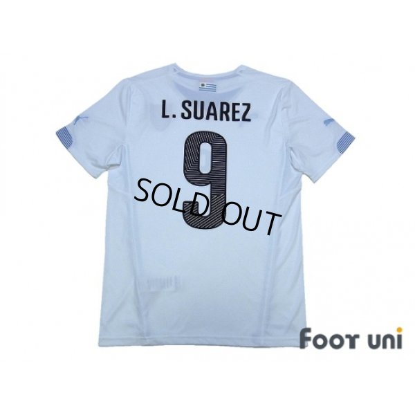 Photo2: Uruguay 2014 Away Shirt #9 L.Suarez