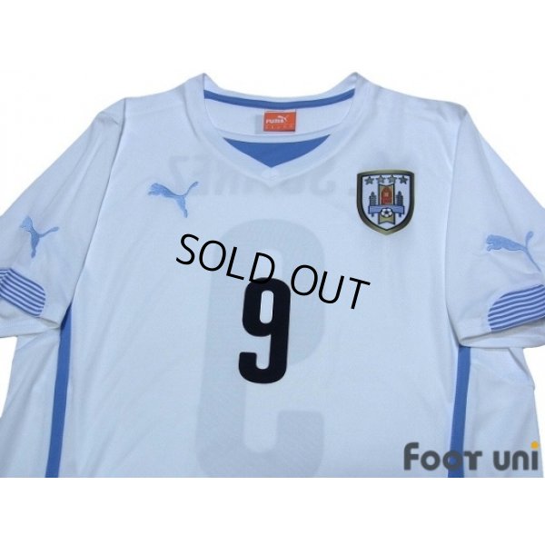 Photo3: Uruguay 2014 Away Shirt #9 L.Suarez