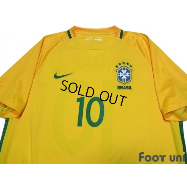 Photo3: Brazil 2016 Home Shirt #10 Neymar Jr w/tags
