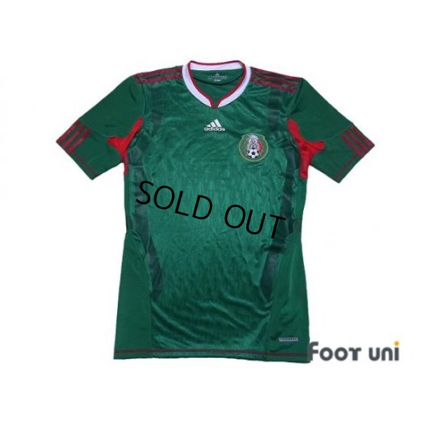 Photo1: Mexico 2010 Home Authentic Techfit Shirt