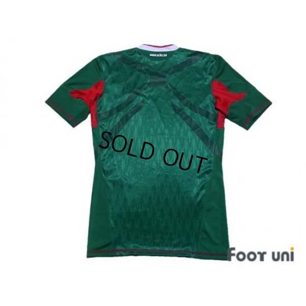 Photo2: Mexico 2010 Home Authentic Techfit Shirt