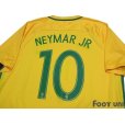 Photo4: Brazil 2016 Home Shirt #10 Neymar Jr w/tags