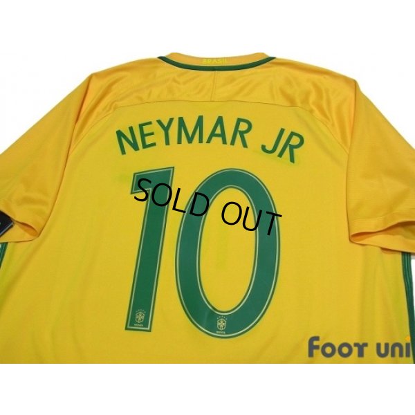 Photo4: Brazil 2016 Home Shirt #10 Neymar Jr w/tags