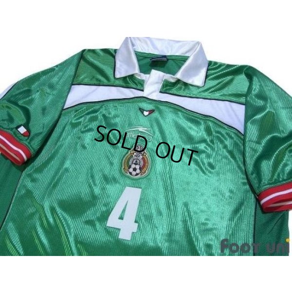 Photo3: Mexico 2000 Home Shirt #4 Marquez