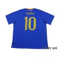 Photo2: Brazil 2010 Away Shirt #10 Kaka (2)