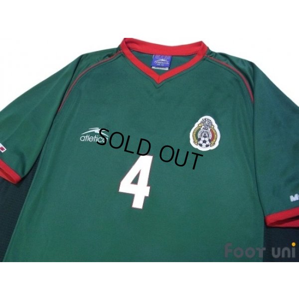 Photo3: Mexico 2002 Home Shirt #4 Marquez