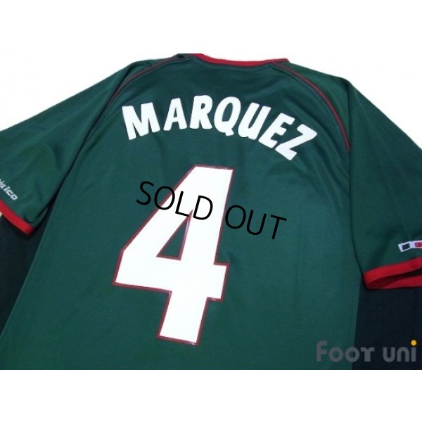 Photo4: Mexico 2002 Home Shirt #4 Marquez