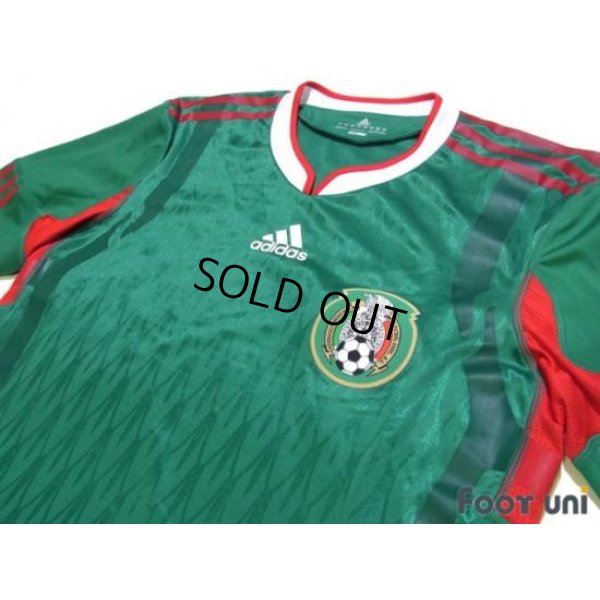 Photo3: Mexico 2010 Home Authentic Techfit Shirt