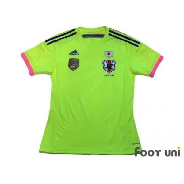 Photo1: Japan Women's Nadeshiko 2014 Away Shirt FIFA World Champions 2011 Patch/Badge