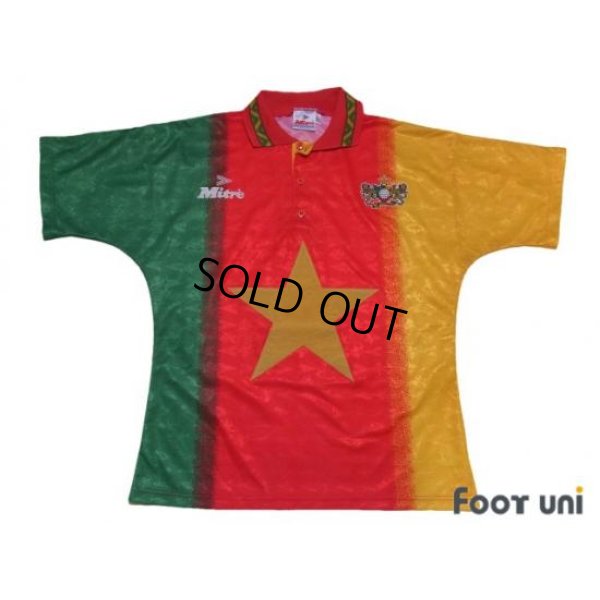 Photo1: Cameroon 1995 Home Shirt