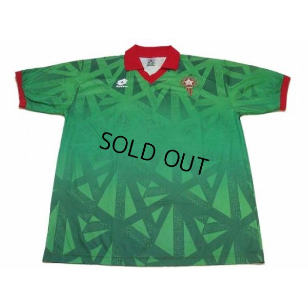 Photo1: Morocco 1995 Home Shirt