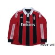 Photo1: AC Milan 2012-2013 Home Long Sleeve Shirt #92 El Shaarawy (1)