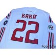 Photo4: AC Milan 2008-2009 Away Player Long Sleeve Shirt #22 Kaka FIFA Club World Cup Champions Patch w/tags