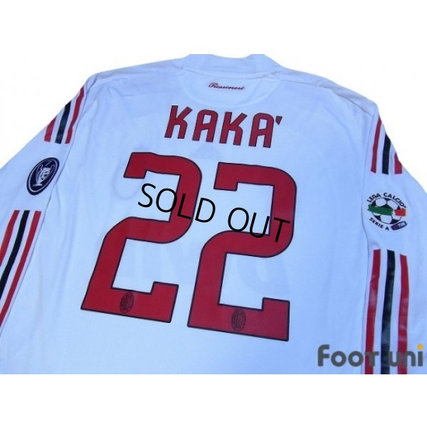 Photo4: AC Milan 2008-2009 Away Player Long Sleeve Shirt #22 Kaka FIFA Club World Cup Champions Patch w/tags