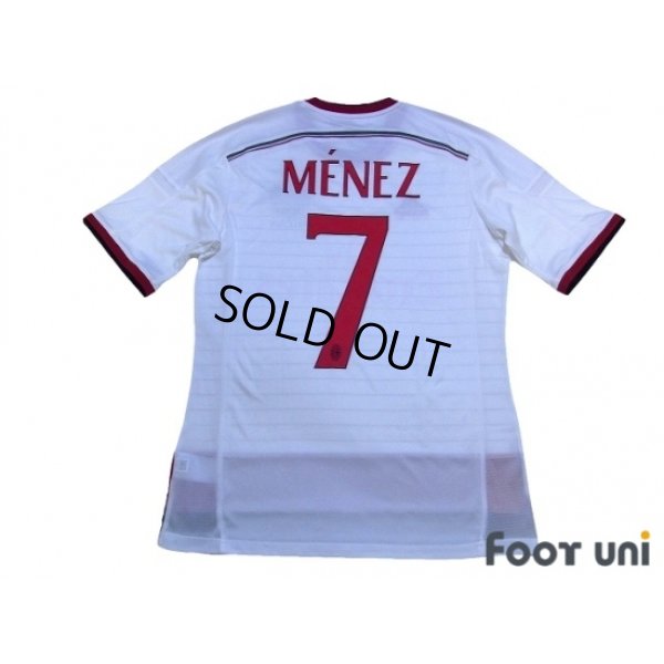 Photo2: AC Milan 2014-2015 Away Shirt #7 Menez w/tags