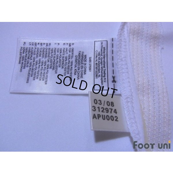 Photo8: AC Milan 2008-2009 Away Player Long Sleeve Shirt #7 Pato Lega Calcio Serie A Patch/Badge UEFA Champions League Trophy Patch/Badge-7