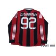 Photo2: AC Milan 2012-2013 Home Long Sleeve Shirt #92 El Shaarawy (2)