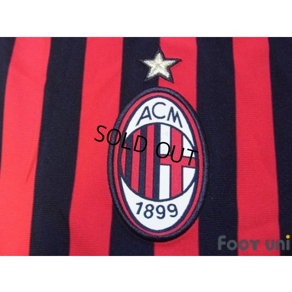 Photo6: AC Milan 2011-2012 Home Long Sleeve Shirt #9 Inzaghi Scudetto Patch/Badge w/tags