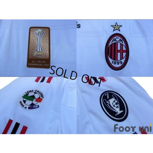 Photo7: AC Milan 2008-2009 Away Player Long Sleeve Shirt #22 Kaka FIFA Club World Cup Champions Patch w/tags
