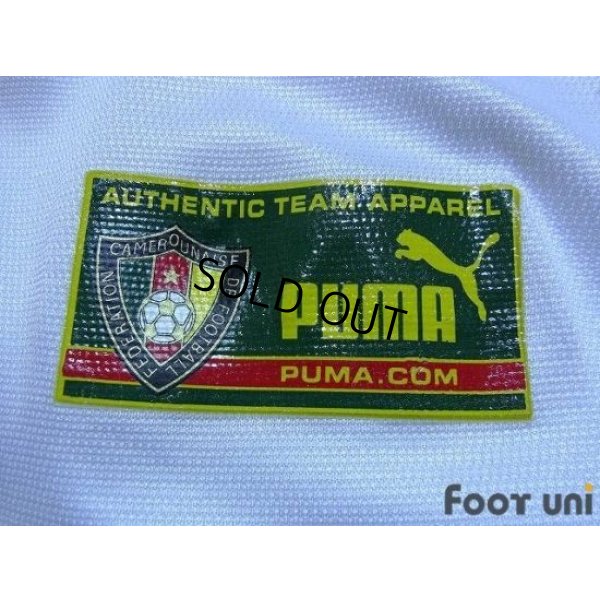 Photo6: Cameroon 2002 Away Sleeveless Shirt #10 Mboma