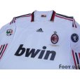 Photo3: AC Milan 2009-2010 Away Player Long Sleeve Shirt #80 Ronaldinho Lega Calcio Serie A Patch/Badge Champions League Trophy Patch/Badge