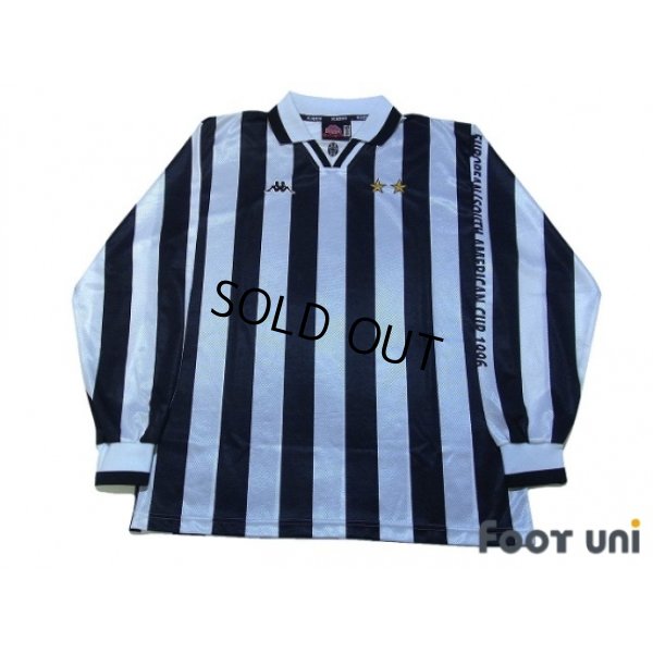 Photo1: Juventus 1996 Home Long Sleeve Shirt