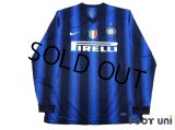 Inter Milan 2010-2011 Home Long Sleeve Shirt Scudetto Patch/Badge