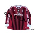AC Milan 2011-2012 Home Long Sleeve Shirt #9 Inzaghi Scudetto Patch/Badge w/tags
