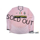 Juventus 2003-2004 Away Long Sleeve Shirt Scudetto Patch/Badge