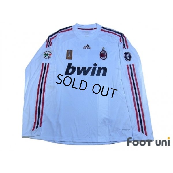 Photo1: AC Milan 2008-2009 Away Player Long Sleeve Shirt #22 Kaka FIFA Club World Cup Champions Patch w/tags