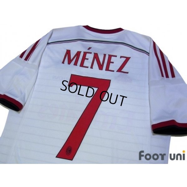 Photo4: AC Milan 2014-2015 Away Shirt #7 Menez w/tags