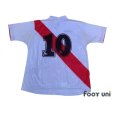 Photo2: Peru 2004-2006 Home Shirt #10 (2)
