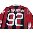 Photo4: AC Milan 2012-2013 Home Long Sleeve Shirt #92 El Shaarawy