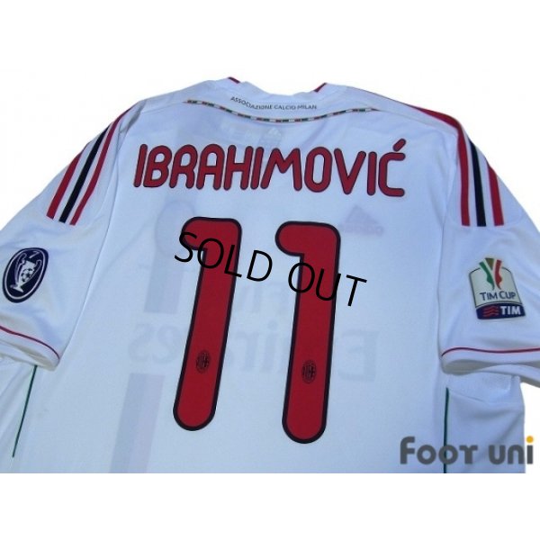 Photo4: AC Milan 2011-2012 Home Shirt #11 Ibrahimovic Tim Cup Patch/Badge w/tags