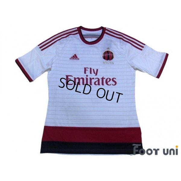 Photo1: AC Milan 2014-2015 Away Shirt #7 Menez w/tags