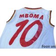 Photo4: Cameroon 2002 Away Sleeveless Shirt #10 Mboma