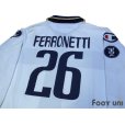 Photo4: Parma 2004-2005 Home Long Sleeve Shirt #26 Ferronetti UEFA Cup Patch/Badge