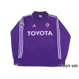 Photo1: Fiorentina 2004-2005 Home Long Sleeve Shirt #11 Miccoli Lega Calcio Serie A Patch/Badge (1)